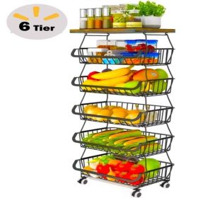 6-layer Fruit Basket Rack, Not Shipped On Weekends (Option: 6Tier)