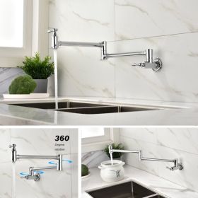 Kitchen Folding Faucet (Option: Chrome)