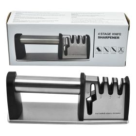 Fast knife sharpener (Color: Black)