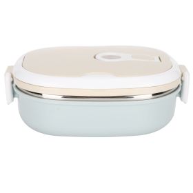 Lunch Box Portable Stainless Steel Food Container for Student Children Work (Option: single layer)