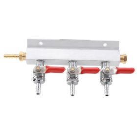 3 Way CO2 Gas Distribution Manifold Beer Dispensing Barrel Dispenser (Option: as picture)