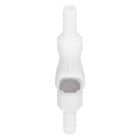 1/4in Quick Connector Food Grade Plastic 120PSI Beer Connector With Shut Off Tube Fitting (Option: as picture)